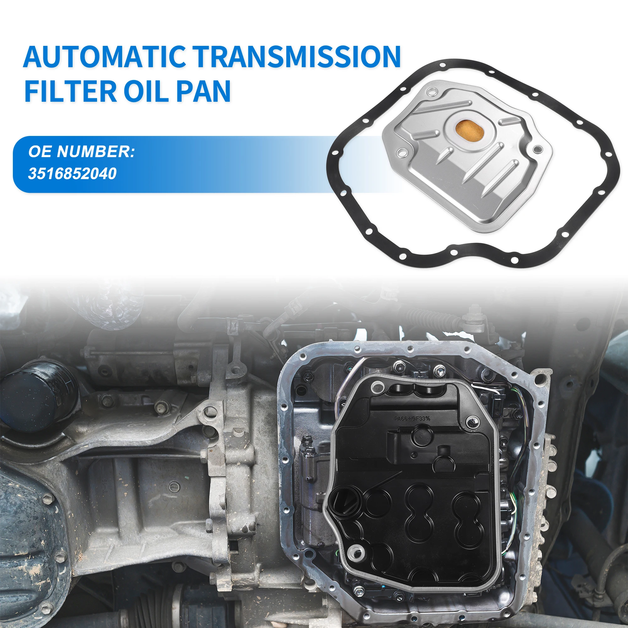 UXCELL Car Transmission Filter Oil Pan Gasket Kit for TOYOTA Yaris VIOS Sedan 2005 2006 2007 2008 2009 2010 2011 2012 2013
