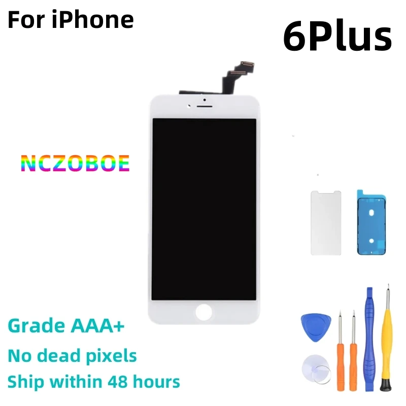 Nczoboe Schermo Di Visualizzazione Di Alta Qualità Per Iphone 6/6 Plus/6S/ 6S Plus Display Lcd Touch Screen Assemblaggio Di Ricambio