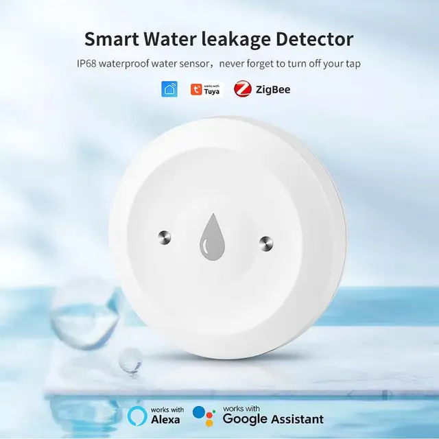 Tuya Water Leak Sensor Flood Leakage Alarm Immersion Sensor Smart Home Life Wireless Waterproof Security Protection Accessories 1