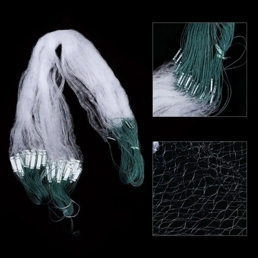 Single Layer Monofilament Fishing Net Fish Gillnet With Float Trap For Outdoor Hobbies Fishingman Fishing Accessories 1PC fishing net,fishing traps