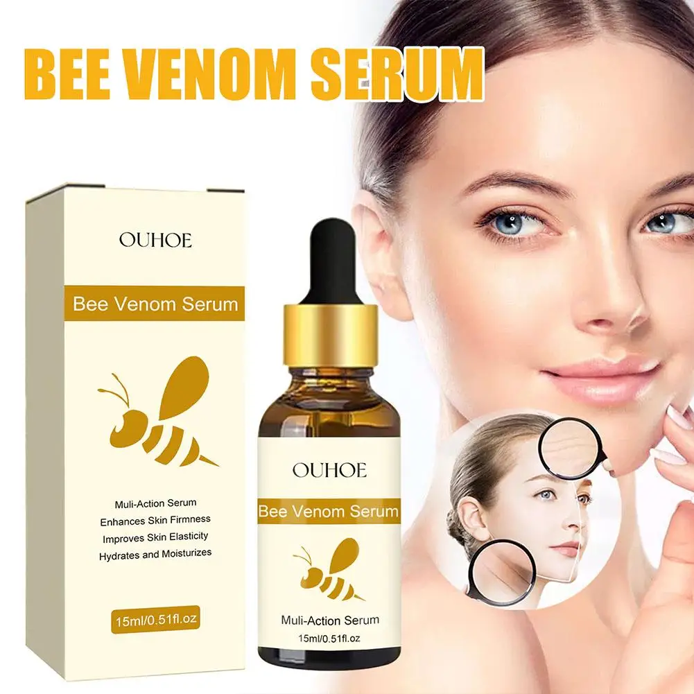 

Anti Aging Bee Serum Wrinkle Removal Essenceine Lines Repair Pore Moisturizing Brighten Lifting Facial Firming Shrinking D4J1