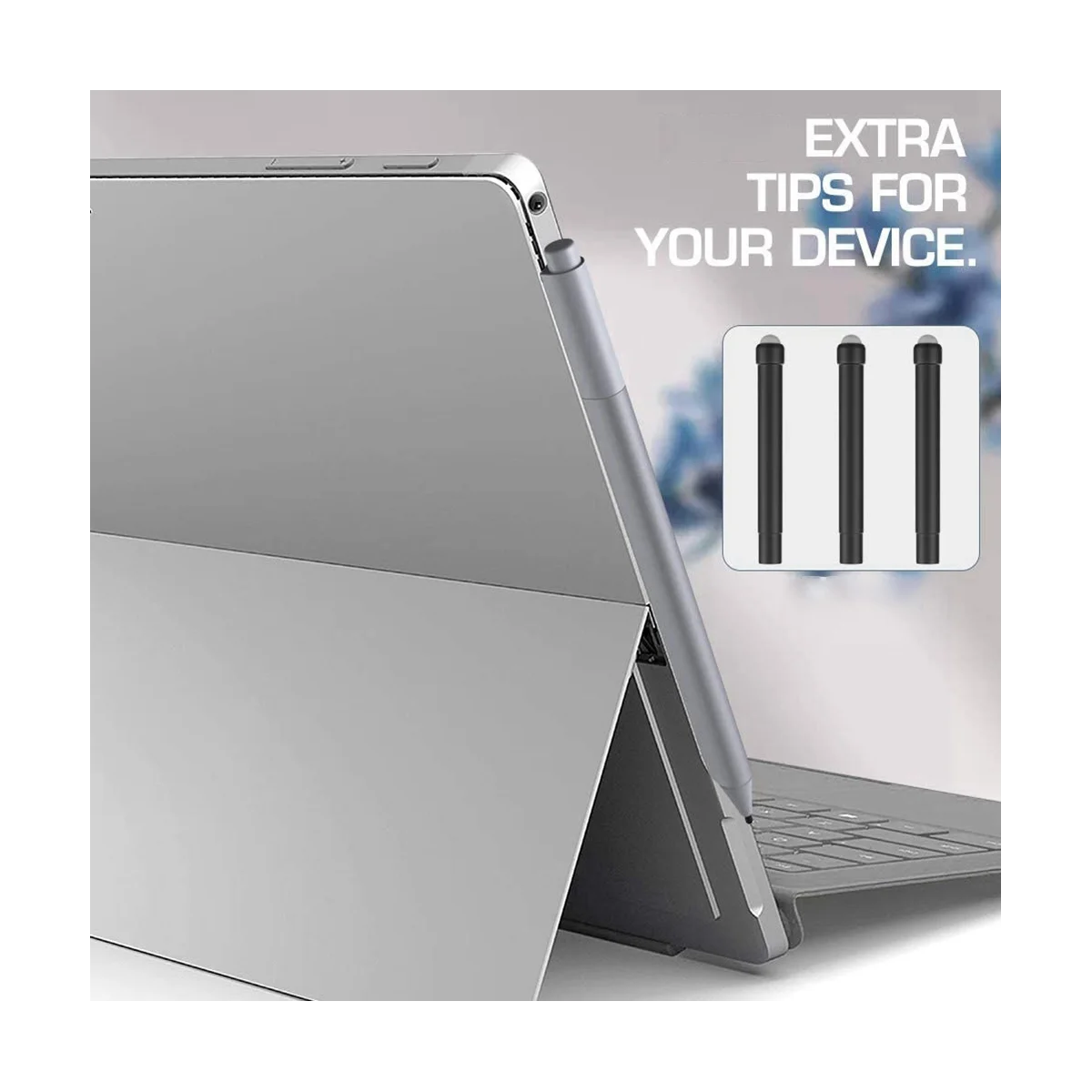 

Наконечники для ручки HB для Microsoft Surface Pro4/5/6/7/Book, сменные высокочувствительные металлические наконечники из тонкой резины, 3 шт.