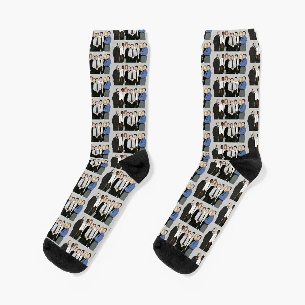 the west wing Socks short heated Socks Female Men's