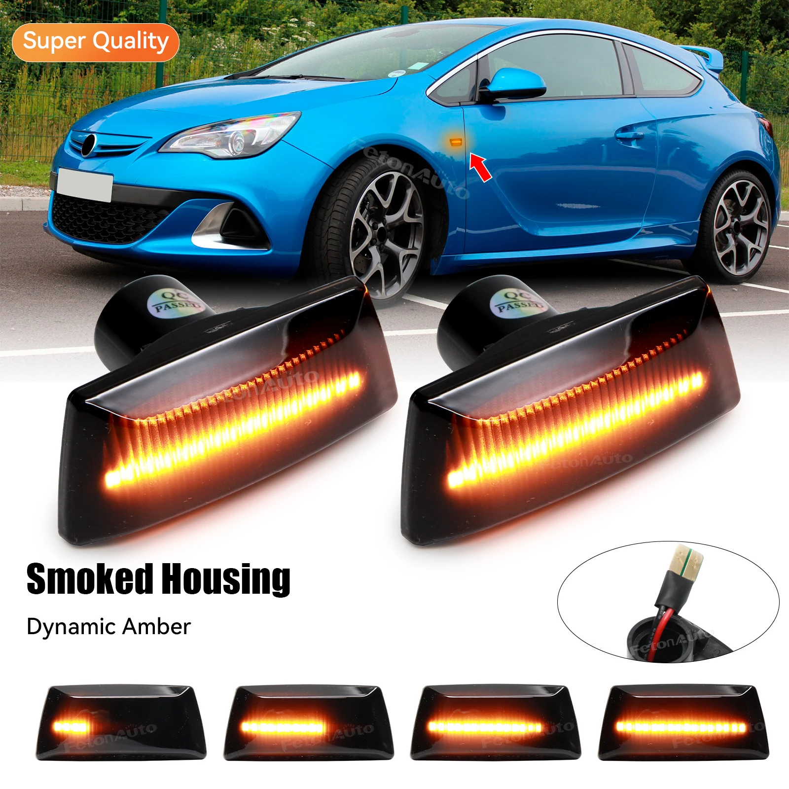 Car Carbon Fiber Side Lamp Cover Side Marker Light Cover for Vauxhall Corsa  D/ VXR Astra H/J Zaf B Insignia Corsa E - AliExpress