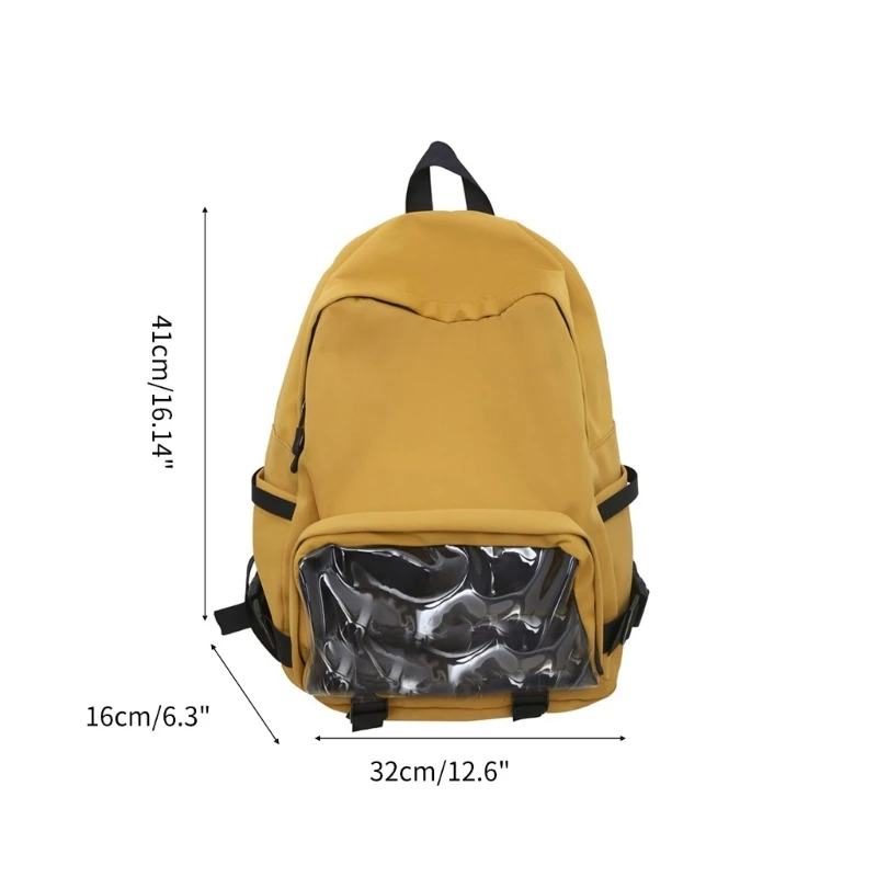 Trendy and Practical Daypack for Students School Bag for Women Nylon Backpack Students Laptop Backpack