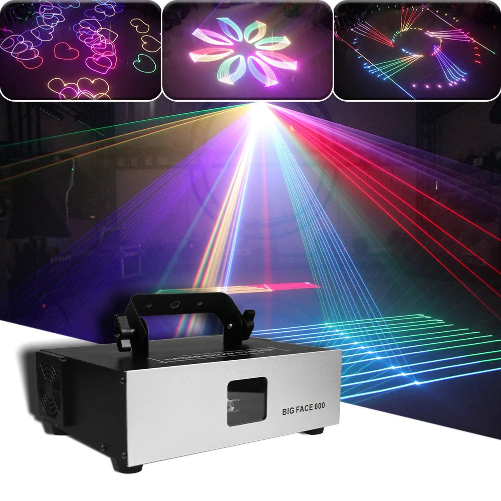 600Mw 1W Rgb Modello Laser Beam Line Scanner Proiettore Dj Disco Stage Lighting Effect Dance Party Wedding Bar Club Dmx Lights
