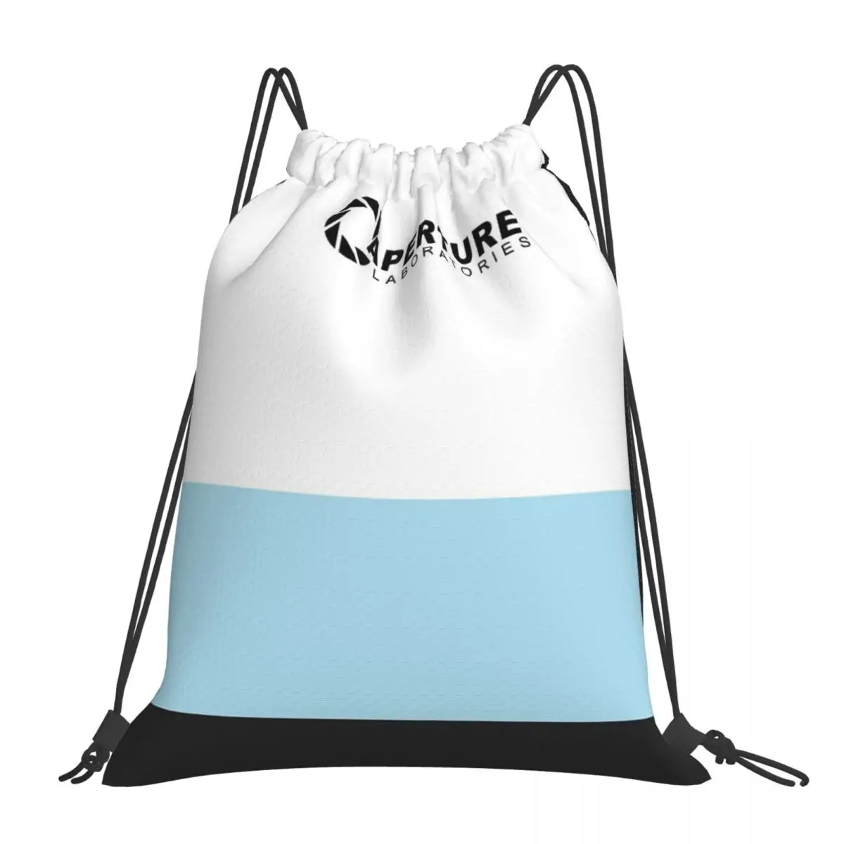 

Aperture Laboratories Portal 2 Chell Shirt Backpack Portable Drawstring Bags Drawstring Bundle Pocket Storage Bag For Man Woman