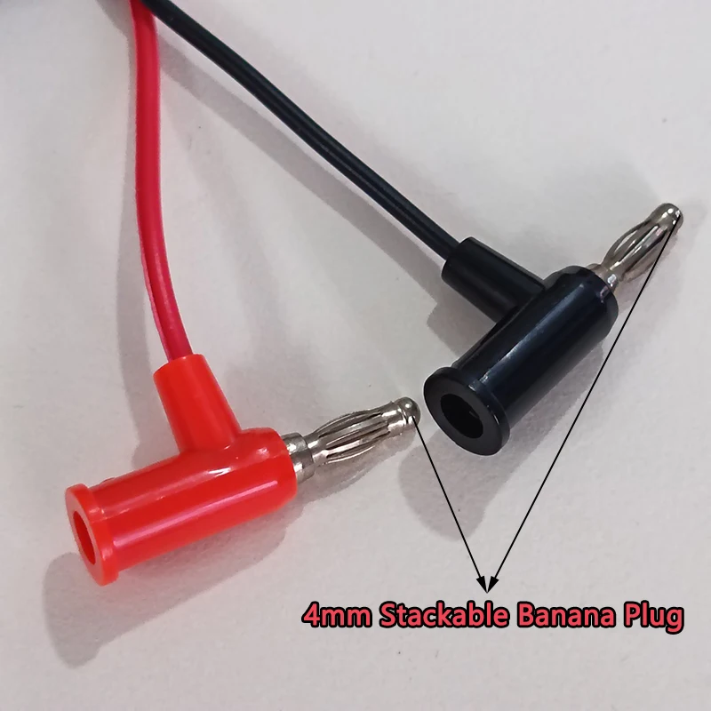 1PC DC 5.5x2.1/2.5mm  4mm 스택형 바나나 플러그 테스트 케이블 전원 공급 장치 테스트용 1M 0.5mm² 와이어 멀티미터 전자 DIY