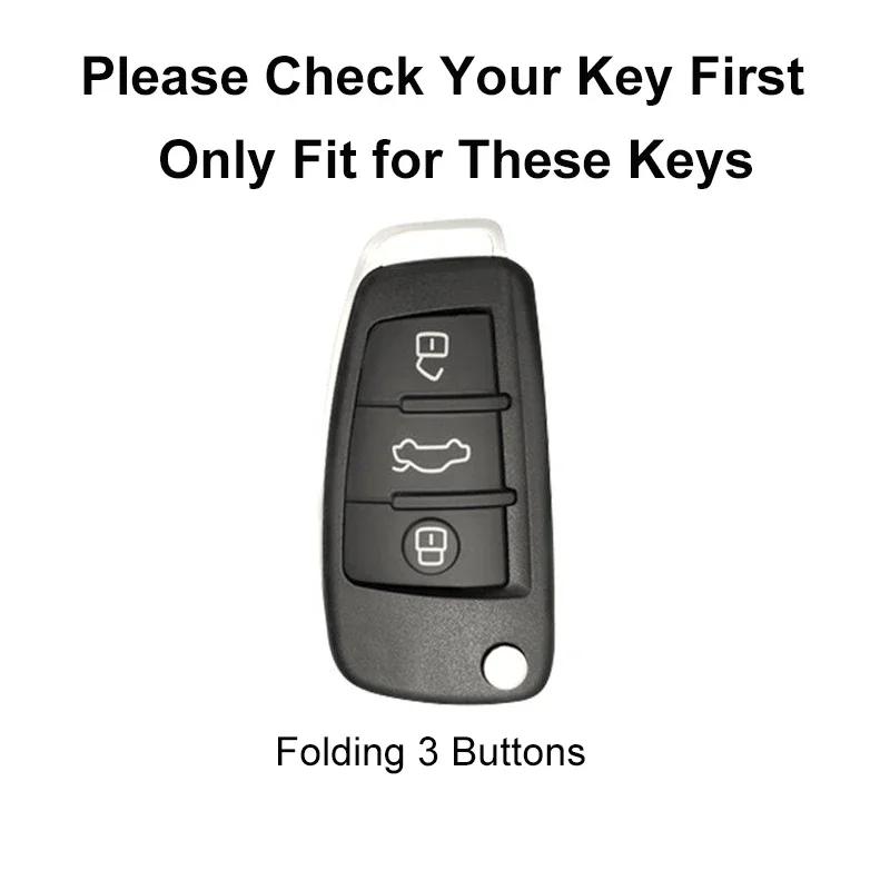 Premium Leather TPU Car Key Cover Case - Elegant and Durable Key Protection Accessory