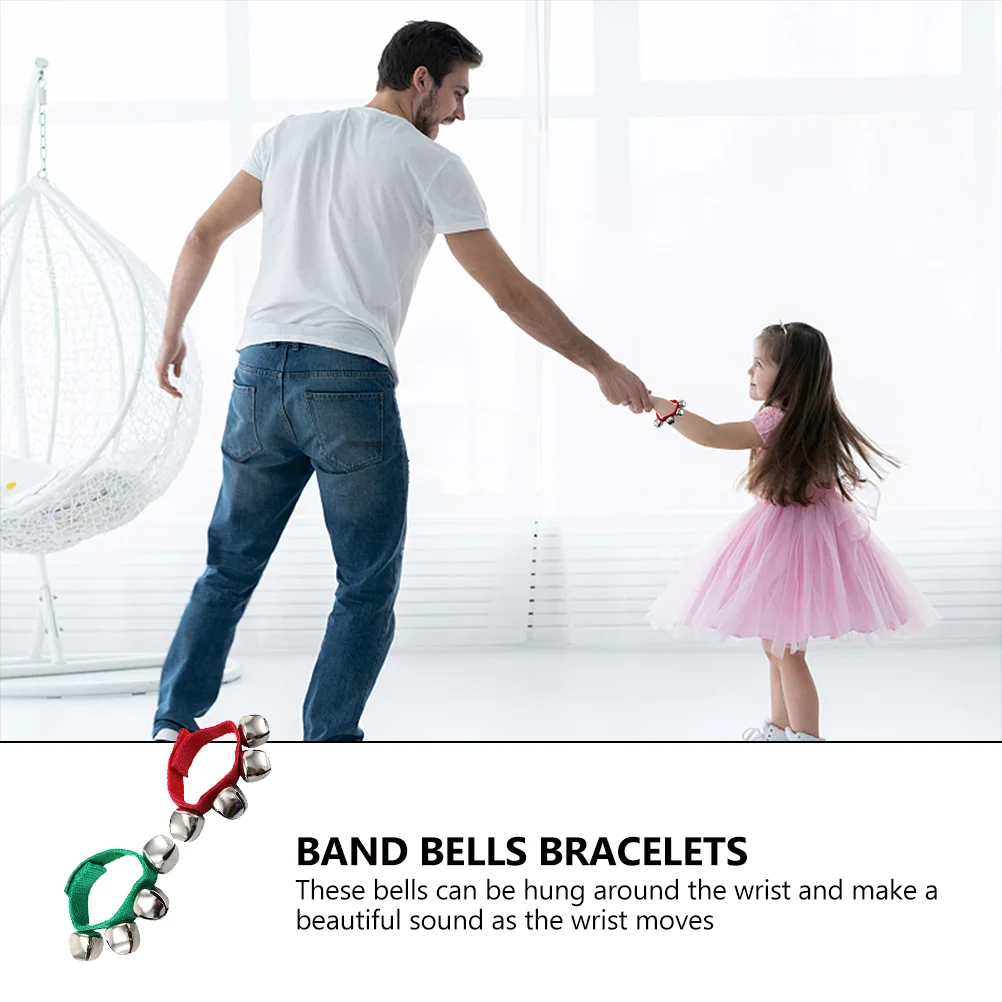 20 Pcs Hand Chain The Bell Party Jingle Bracelets Handheld Wrist Bells Practical Decor Baby