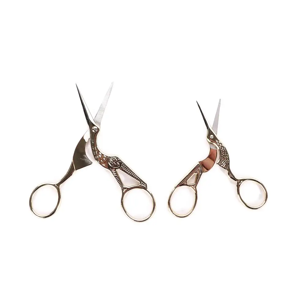 Stainless Steel Stork Embroidery Bird Cutters Crane Shears Sewing Tool Tailor Scissors Scissors
