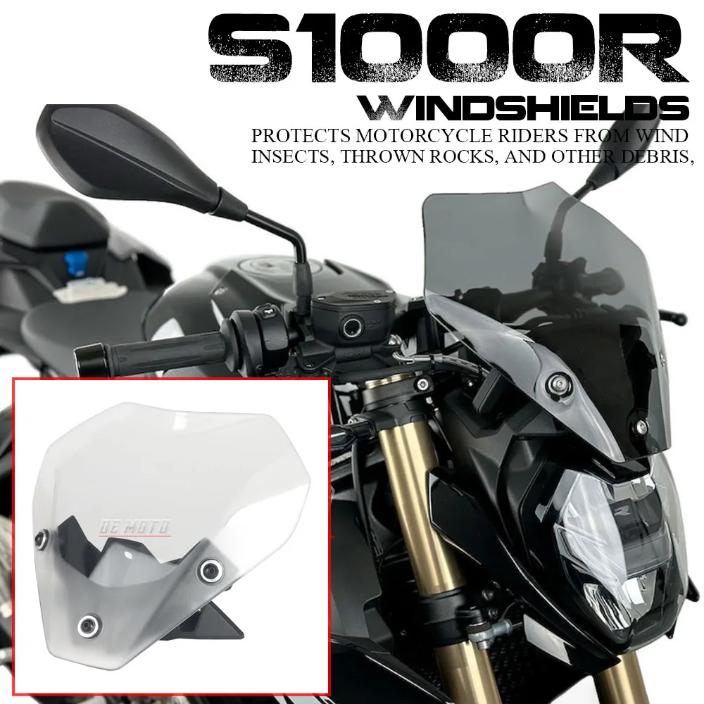 Parabrisas Motocicleta Versys 650 2023-2024 - Careñado Deportivo Transparente/Ahumado, Policarbonato