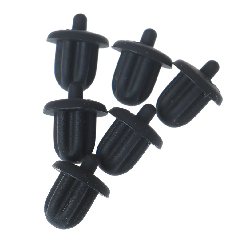 10pcs Black Rubber 6.35mm Audio Jack PC DVD Microphone Socket Dust Cover