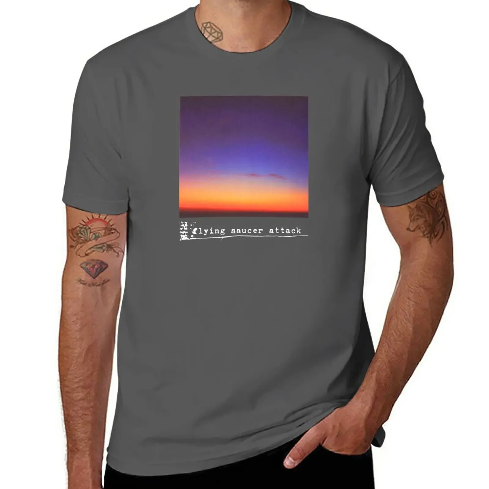 

Flying Saucer Attack : Rural Psychedelia T-Shirt blacks Blouse t shirts for men