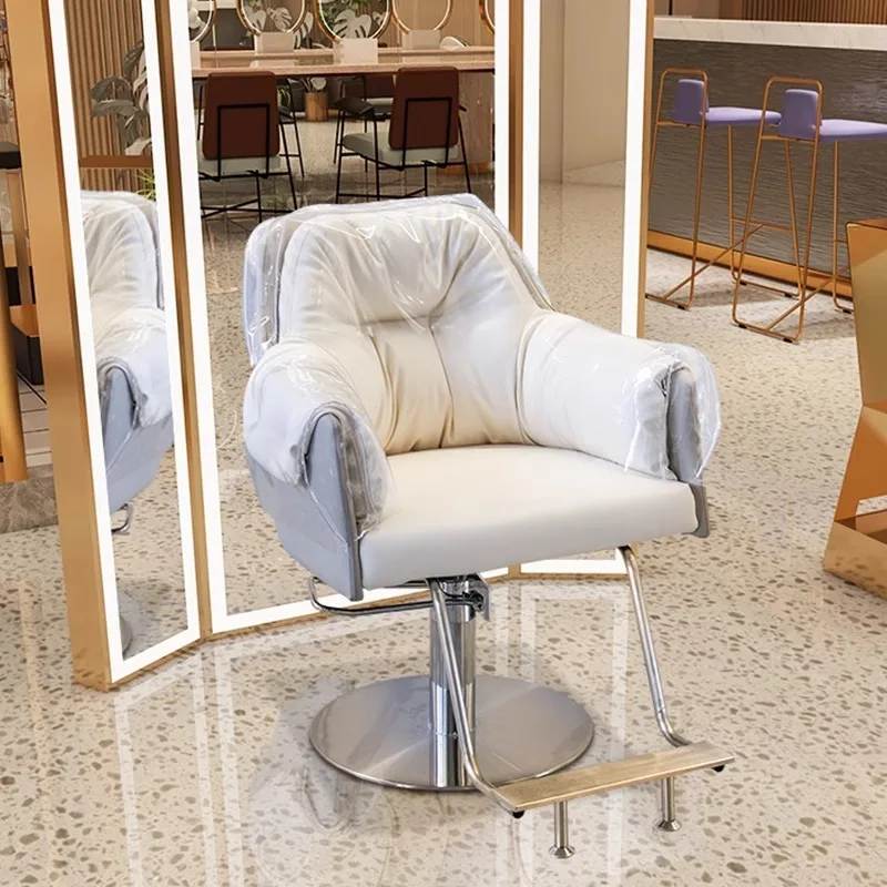 

Beauty Recliner Barber Chairs Professional Comfortable Stylist Barbershop Chair Vanity Silla Giratoria Luxury Furnitures