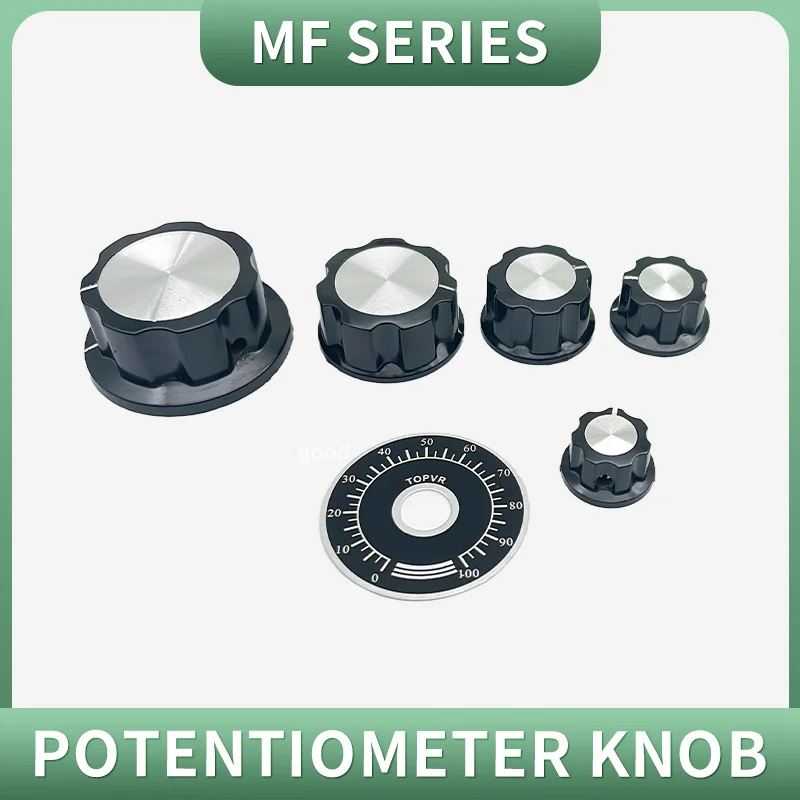 10Pcs MF-A01 MF-A02 MF-A03 MF-A04 MF-A05 Potentiometer Knob WTH118/WX050 Rotary Switch Electronic 6mm potentiometer knob cap rotary encoder knob plastic knob cap