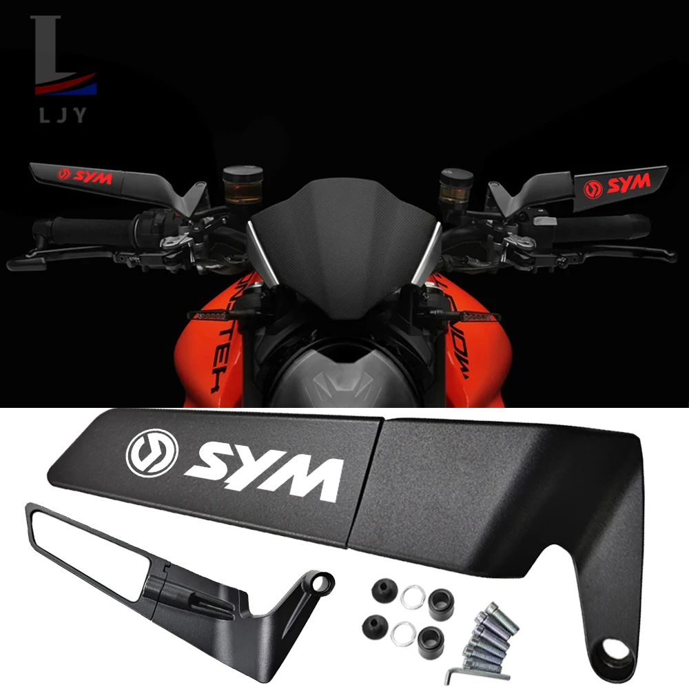 

Motorcycle Mirrors Stealth Winglets Mirror For SYM Joymax Z 125 200 250 300 GTS 250i 300i T3 Maxsym 400 600i TL 500 Joyrides
