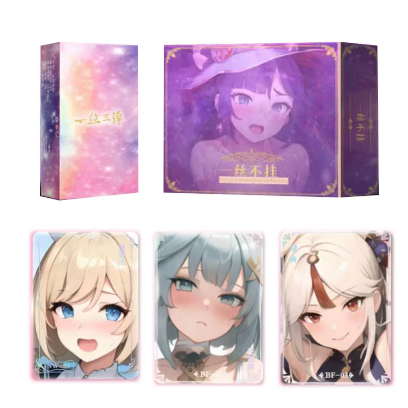 

Goddess Story Collection Card Metal Beautiful Sexually Character Anime Table Board Games Playing Collection Party Cards