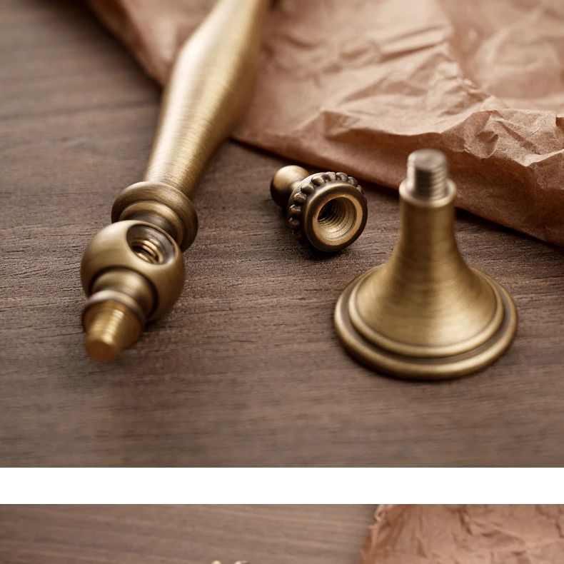 kitchen furniture handle brass antique bronze classic design