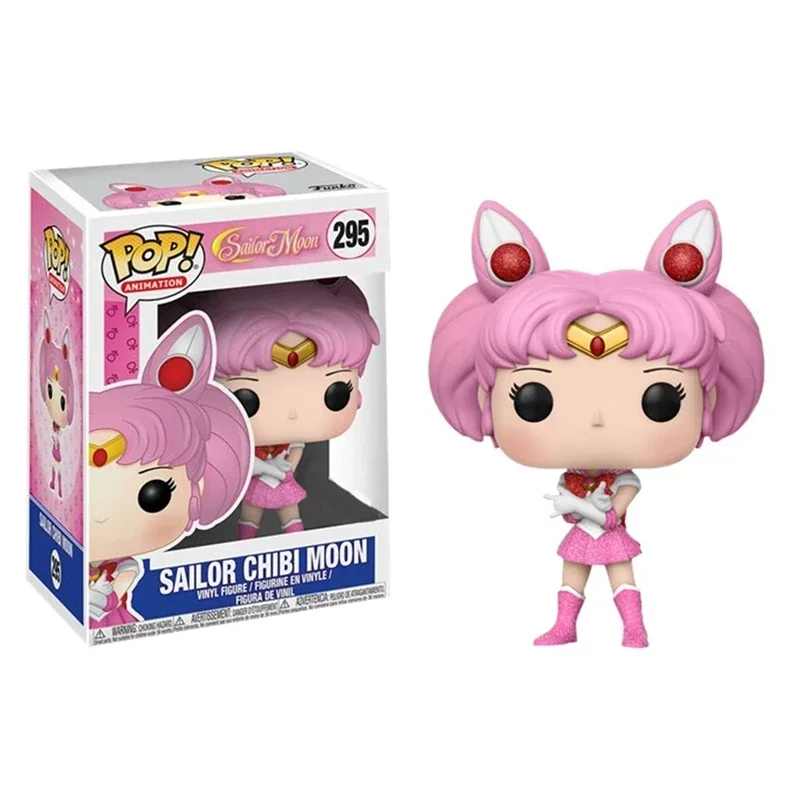 thumbnail image 5 of FUNKO POP Sailor Moon Luna 89 Chibi 295 Pluto 296 Urano 297 Neptuno 298 Saturno 299 Modelos de acción Juguetes coleccionables para regalo, 5 of 5