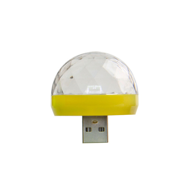 USB LED Disco DJ Stage Car Light Portable Family Party Ball Colorful Light Bar Club Stage Effect Lamp Mobile Phone Lighting