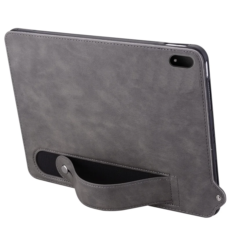 Premium PU Leather Stand Case with Hand Strap