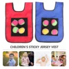 12pcs Children Sticky Ball Vest Sticky Jersey Vest Game Props Sticky Ball Vest for Kids sticky vest for ball 5