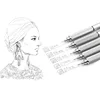 Uni Shift Mechanical Pencils 0.3/0.5/0.7/0.9 mm Retractable Tip Low Gravity Center Graphics Design M5-1010 For School 5