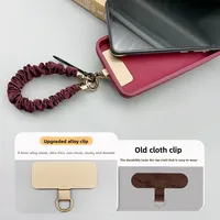 Lanière de téléphone portable en tissu Anti-perte, chaîne de téléphone portable pour femmes, Bracelet de poignet de haute qualité pour décoration de femmes 4