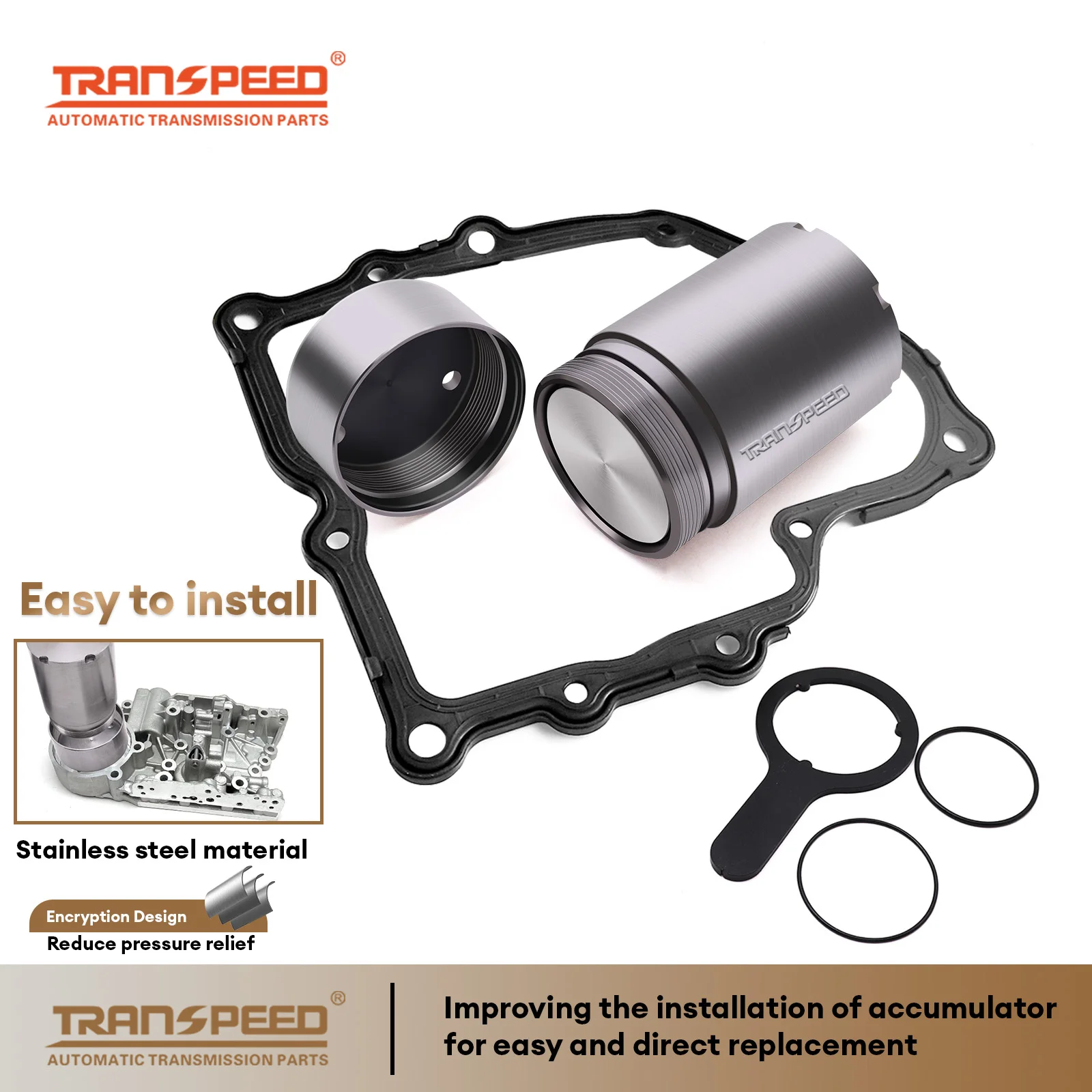 TRANSPEED DQ200 0AM Getriebeventilkörper-Akkumulator Mechatronik-Reparatursatz DSG 7-Gang-Verbesserung für VW Audi Volkswagen SKODA – Detail 6