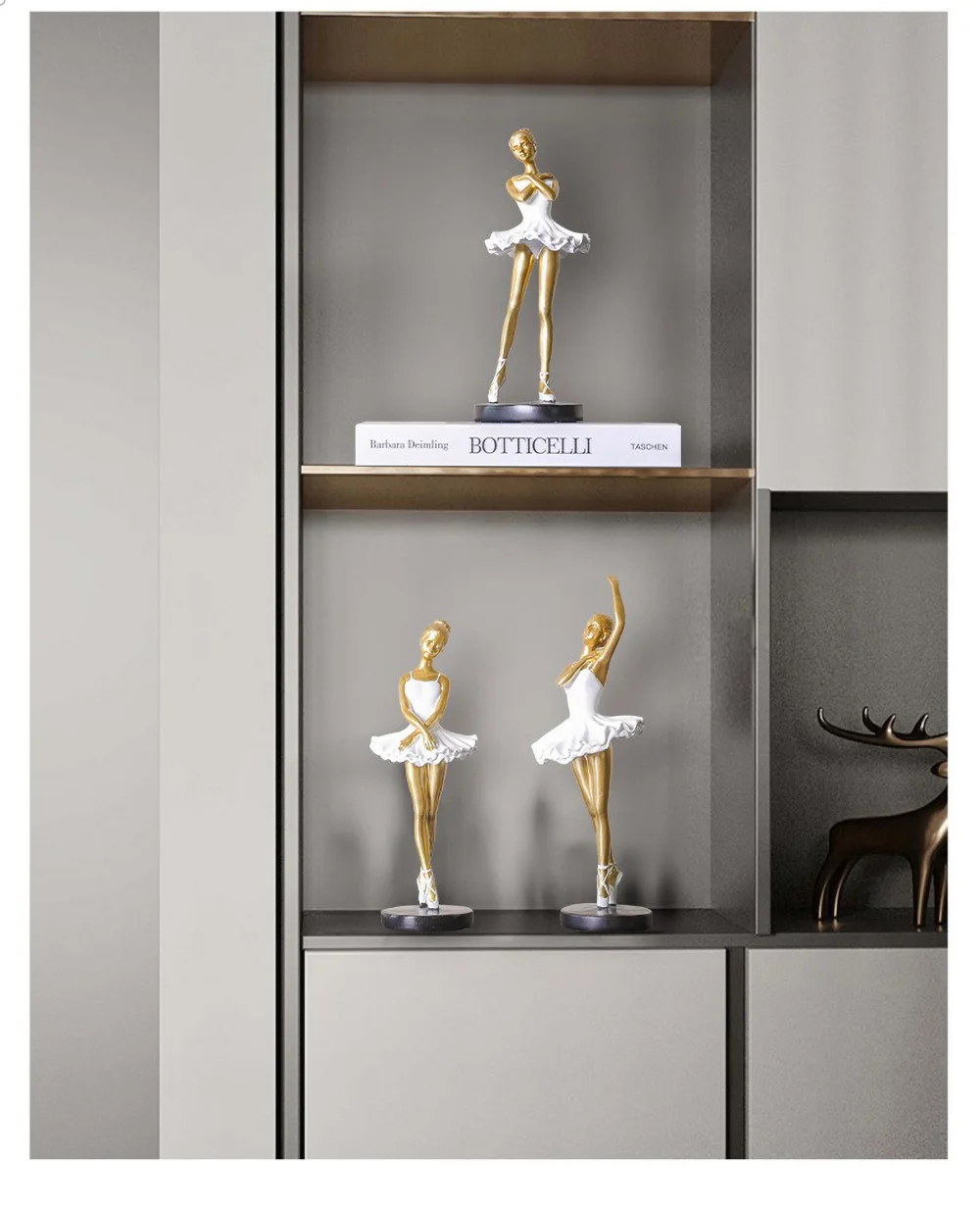 Ballett-Mädchen-Harzstatue – süße Tänzerin-Figur für Kinderzimmerdekoration, Geburtstagsgeschenk, Ballettliebhaber-Sammlerkunst – Detail 3