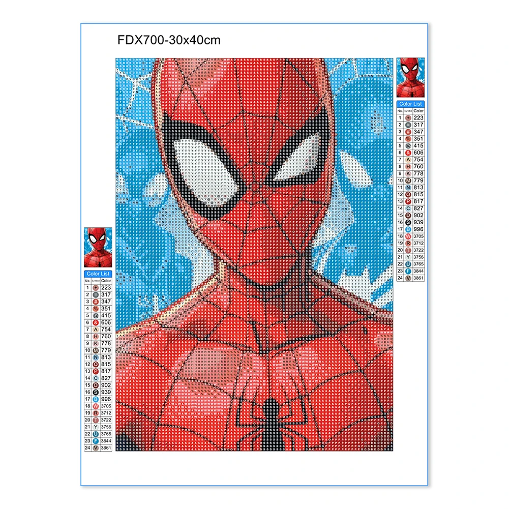 Spiderman Diamond Painting 5d Diy Diamond Embroiderygift Home Dcor