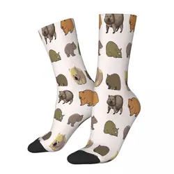 Wombat Best Gift For Wombat Lovers Animal Socks Male Mens Women Autumn Stockings Printed