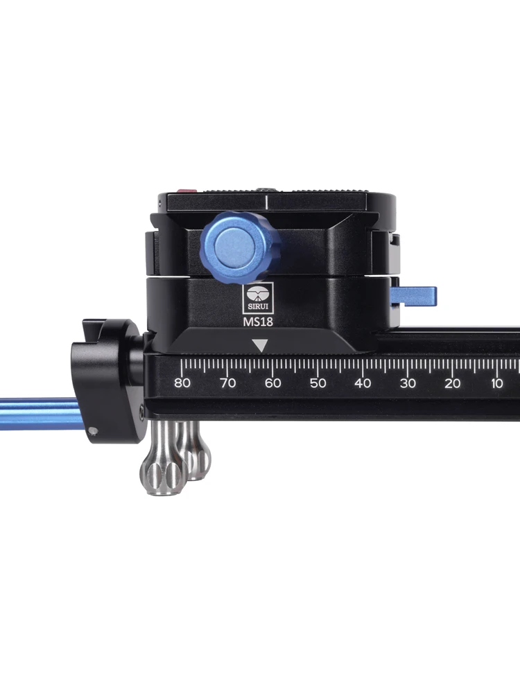 SIRUI MS18 macro pan tilt slide rail Macro Focusing Rail Photography Camera Rail Slider Video Record Track Desktop Shooting 1/4