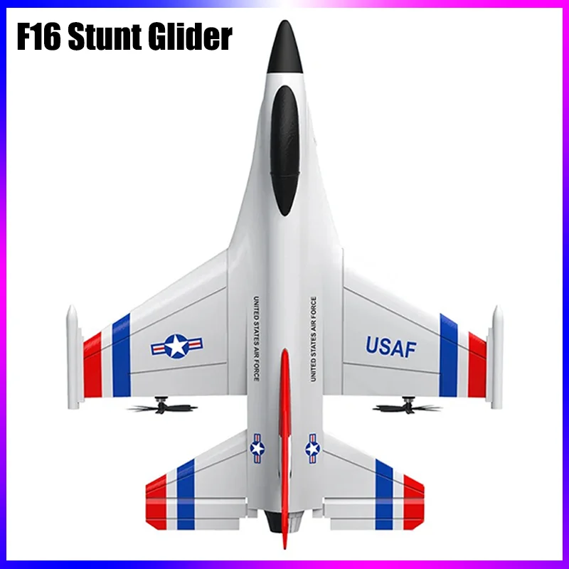 

F16 Stunt Glider 2.4g Three-channel Fixed Wing Foam Fall Resistant Crash-resistant Remote Control Fighter Toy Holiday Gift