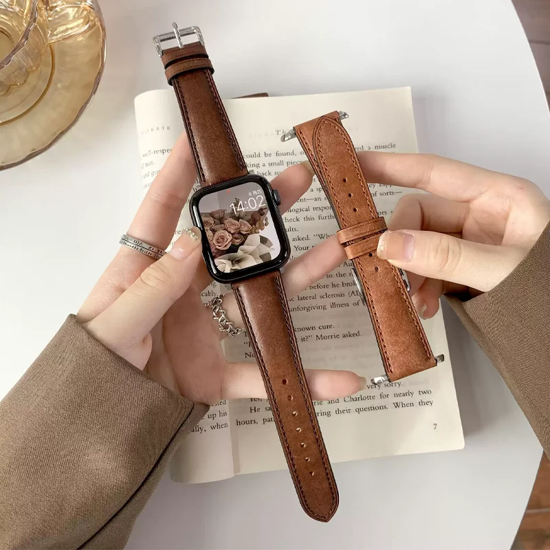 Premium Leather Watch Straps - Elegant Replacement Bands