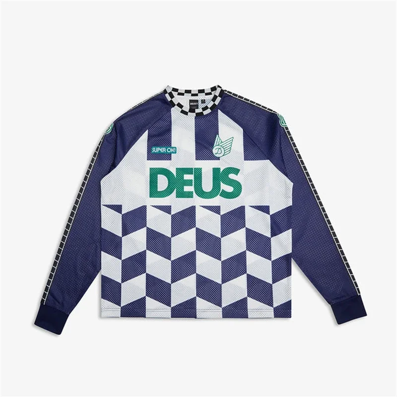 thumbnail image 1 of Camiseta de manga larga para hombre deus ex machina Travel ADVENTURE Motorrad Racing Team Motorsport Motorcycle de secado rápido, transpirable y anti-UV, 1 of 5
