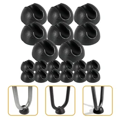 Table Feet Rubber Clip Hairpin Leg Protector Chair Desk Legs Protectors for Covers Furniture