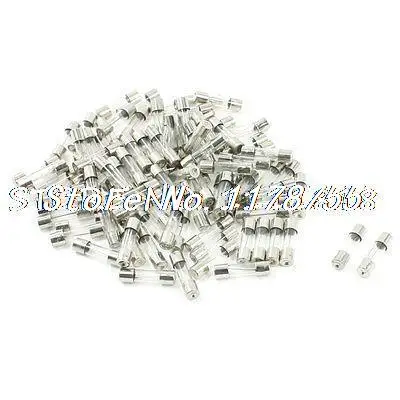 

100 шт., стеклянные трубчатые предохранители 10 А 250 В