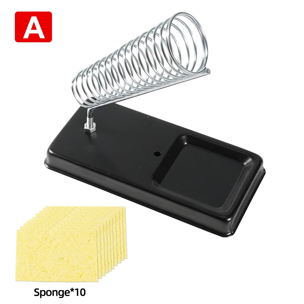 Soldering Iron Holder Set with Tip Cleaning Sponge Multifunctional Heat-Resistant Welding Stand soldering stations Welding Equipment