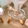 1pcs Cat Bowl Dog Bowl Elevated Pet Feeder with Neck Protection Plastic Water Basin for Cats Dogs Non-Slip Pet Food Dish 2