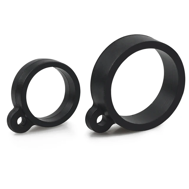 Lot De 4 Porte-Hameçons Magnétiques Avec Anneaux Caoutchouc - Support Noir Pour Canne à Pêche, Appâts