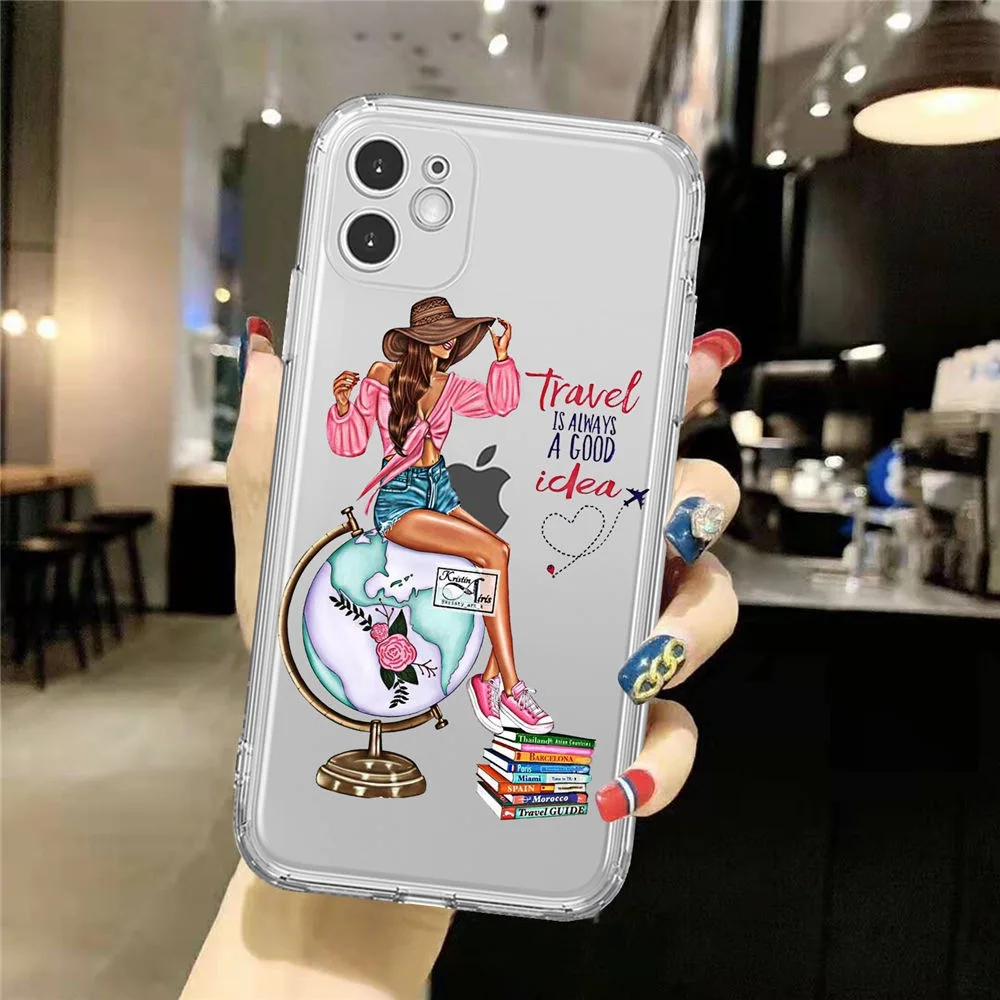 Fashion Couple Shockproof Silicone Soft Phone Case