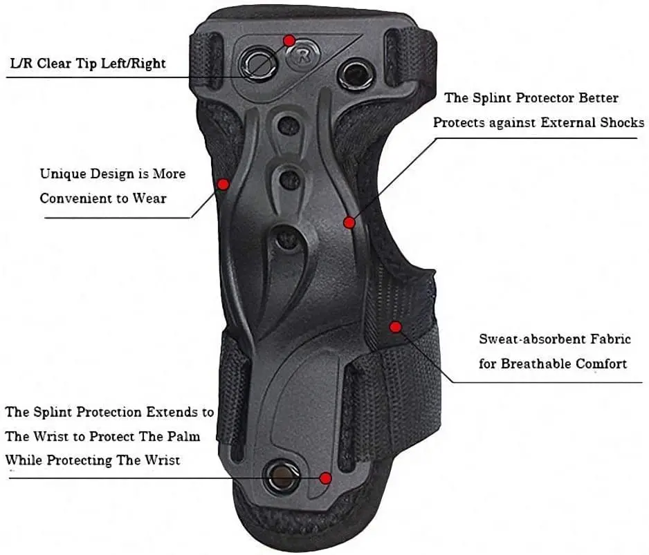 CTHOPER Skiing Wrist Guard Gloves for Snowboarding Skateboard cycling wrist guard