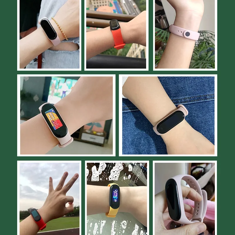 Versatile Sports Silicone Strap - Soft and Durable Wristband Bracelet