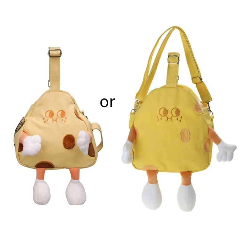 Young Student School Bookbag Holder Cheese Bags Personality Bag