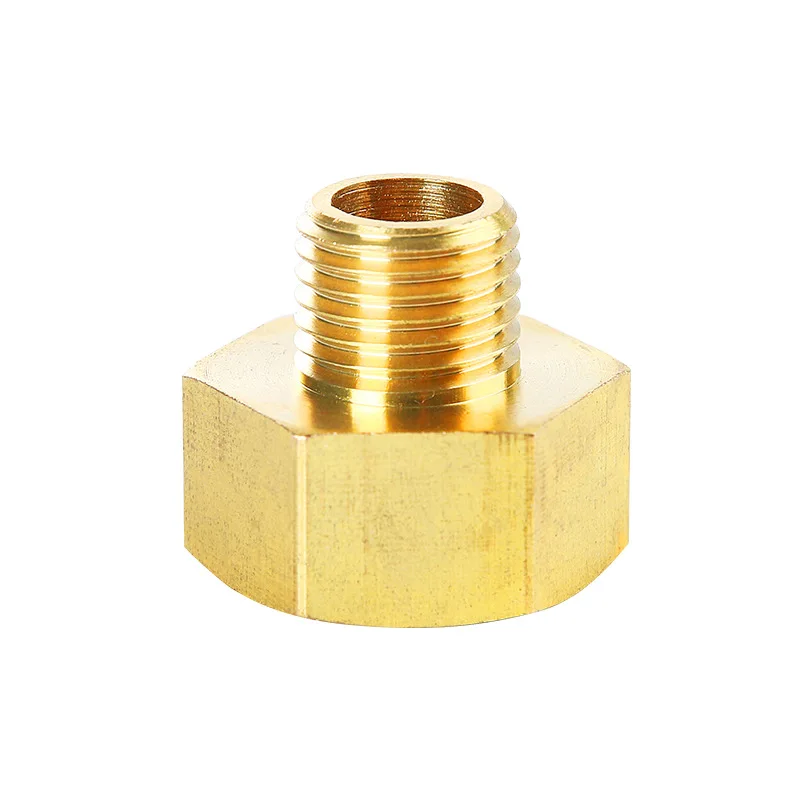 

Brass 1/8" 1/4" 3/8" 1/2" Female To Male Threaded Hex Bushing Reducer Copper Pipe Fitting Water Gas Adapter Coupler