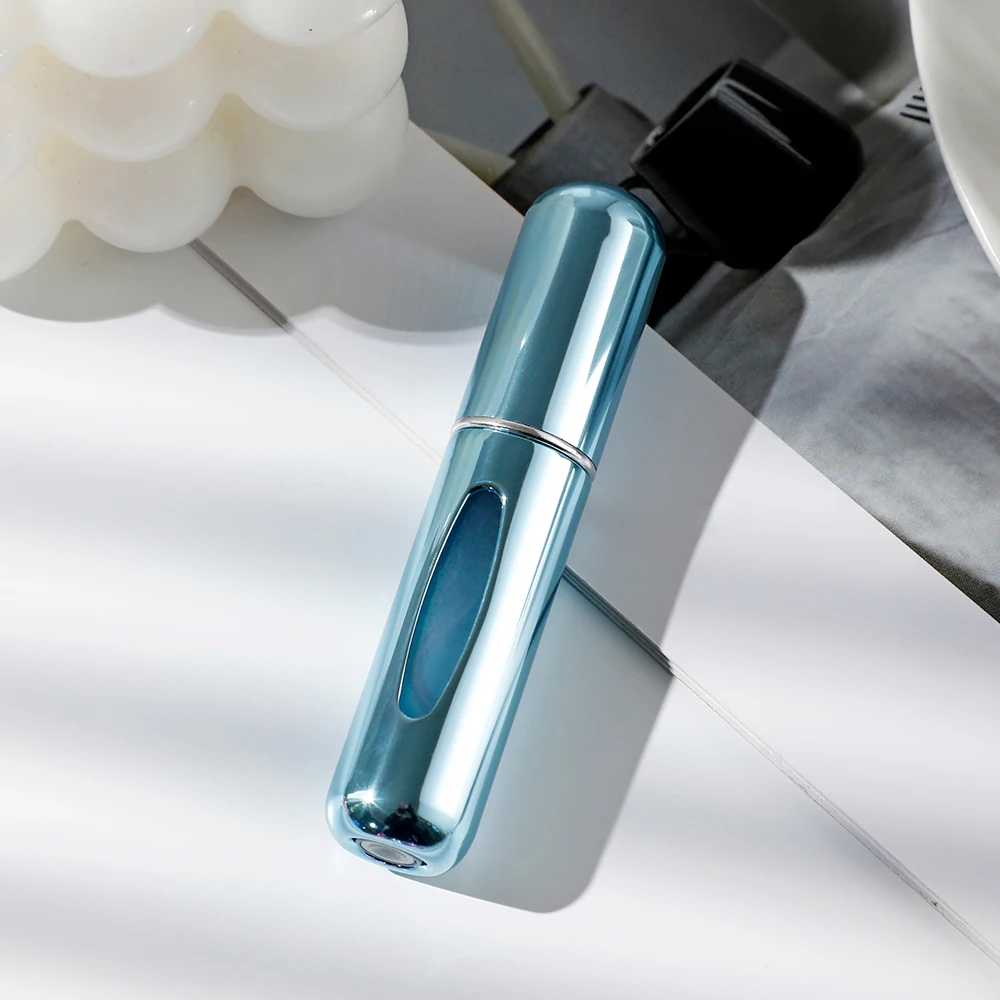 Portable Mini Travel High-end Perfume Bottle Base Refill Bottle Straight Charging Small Sample Perfume Aluminum Material 4