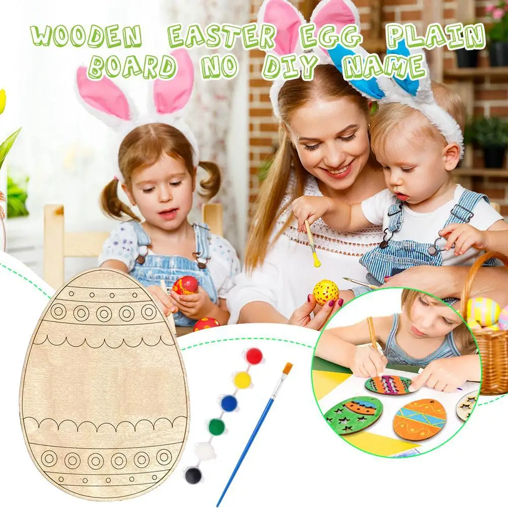 DIY Arts Painting Eggs Color Filling Drawing Toy for Kids Birthday Party Favors Happy Easter Party Prizes Gift