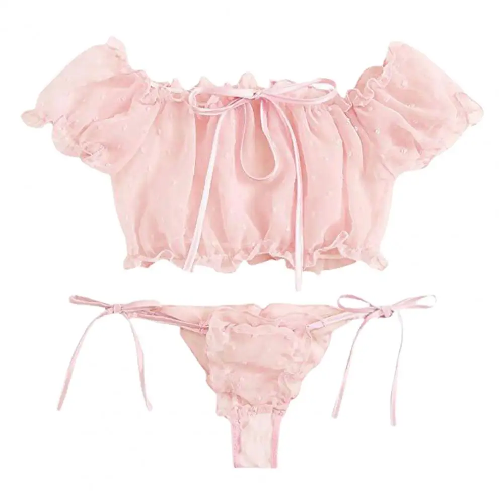 Рисунок 3 - кружевные трусики-Тонг с открытыми